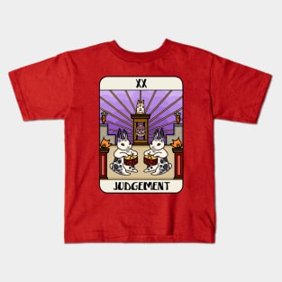 Judgemental INFJ Tarot Vintage English Spot Rabbit Easter Celebration Kids T-Shirt